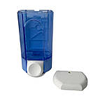 Дозатор для рідкого мила/шампуні на 600мл пластиковий 20,5х9,5см настінний, фото 5