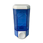 Дозатор для рідкого мила/шампуні на 600мл пластиковий 20,5х9,5см настінний, фото 6