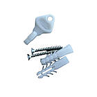 Дозатор для рідкого мила-піни на 900мл пластиковий 19х9,5см настінний, фото 2