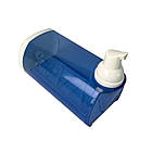 Дозатор для рідкого мила-піни на 900мл пластиковий 19х9,5см настінний, фото 3