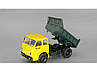 Модель Вантажівка МАЗ-503Б Самоскид 1963 р. (жовтий/зелений) | Наш Автопром, фото 5