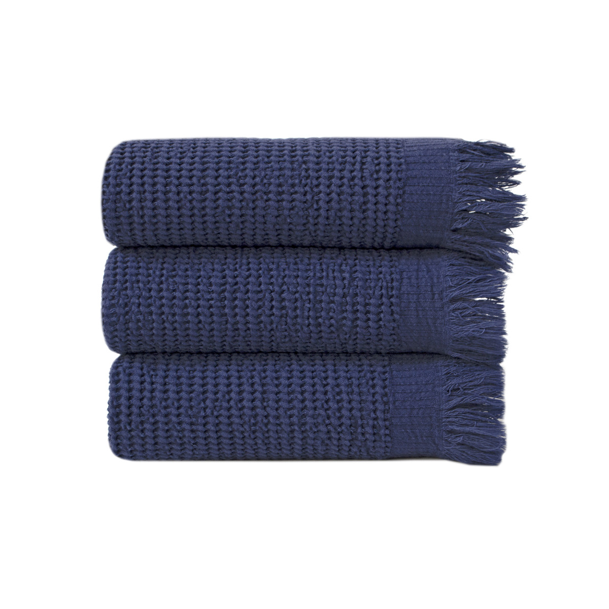 Рушник Premium Waffle - navy синій 50*100