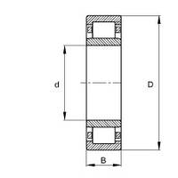 Підшипник FAG NU306E.M1.C3  70-32306ЛМ