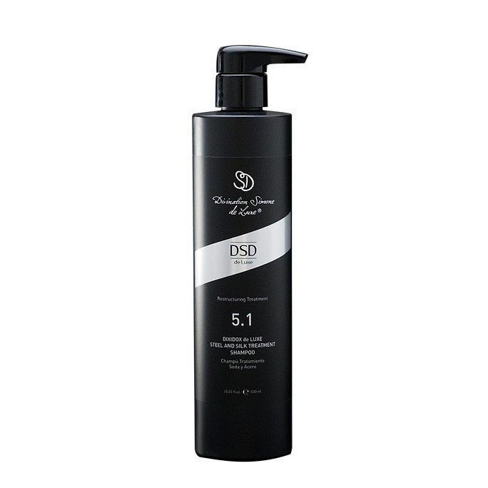 № 5.1 Шампунь DSD De Luxe Steel & Silk Shampoo 500 мл, фото 1