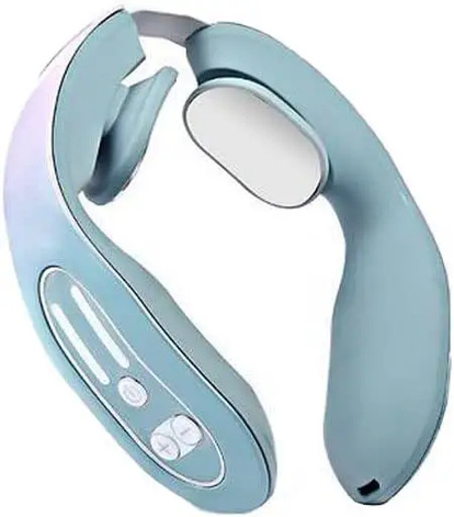 Імпульсний масажер для шиї Smart Neck Massager K05 з підігрівом, 4 режими масажу, Amazon, Європа, фото 1