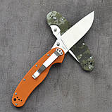 Ніж Ontario Rat Folder Model 1 China помаранчевий, фото 2