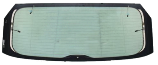 Скло заднє з підігрівом Volkswagen Touareg 18- CROSSOVER SUV Xinyi 1 отв., антена, фото 1