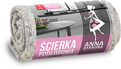 Серветка для миття підлоги Anna Zaradna, сіра 60*60 см