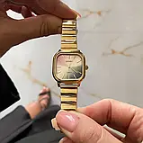 Жіночий квадратний кварцовий годинник Skmei 2190GD Gold, фото 6