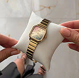 Жіночий квадратний кварцовий годинник Skmei 2190GD Gold, фото 5