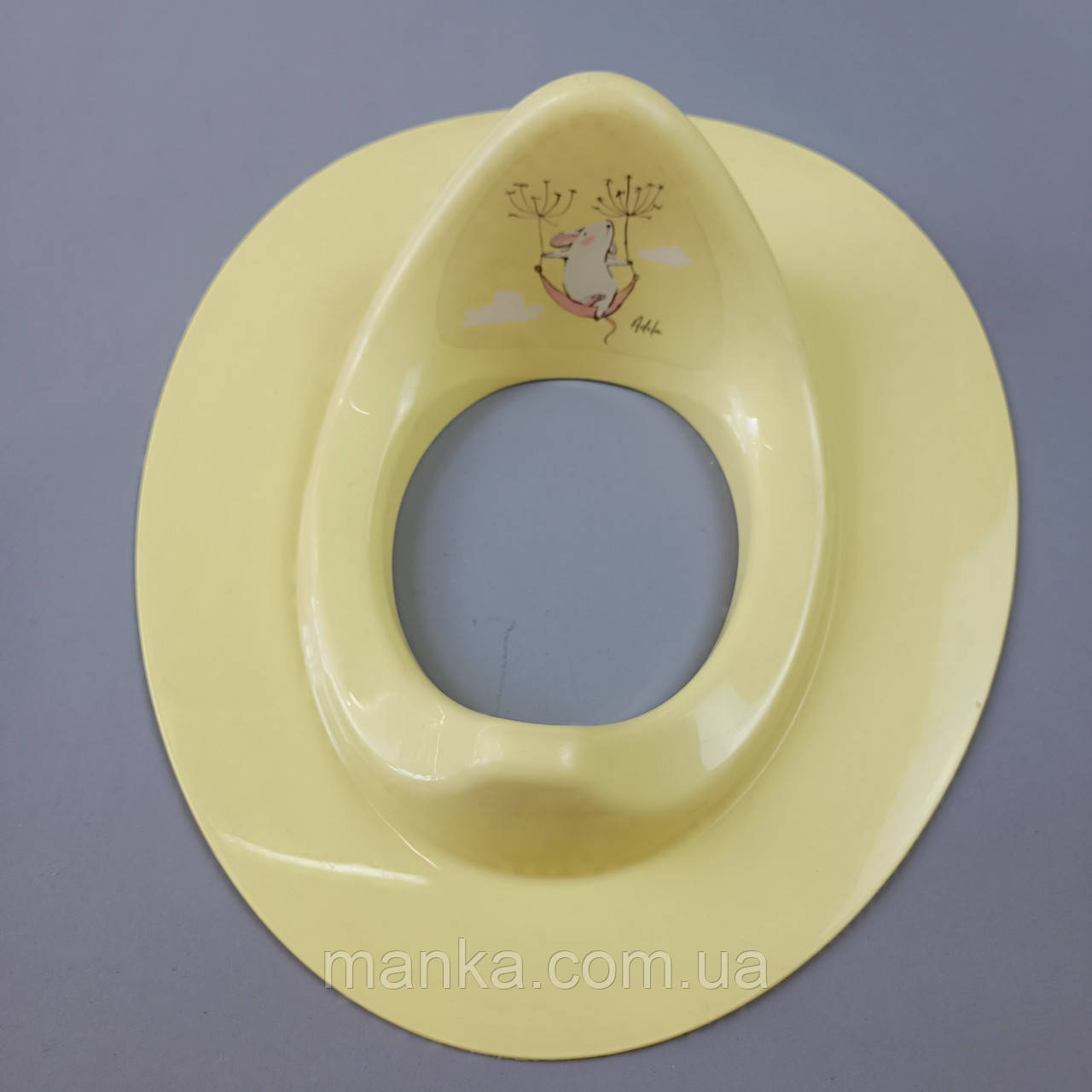 Туалетне сидіння звичайне "Лісова казка" Tega Baby FF-090-109 світло-жовтий