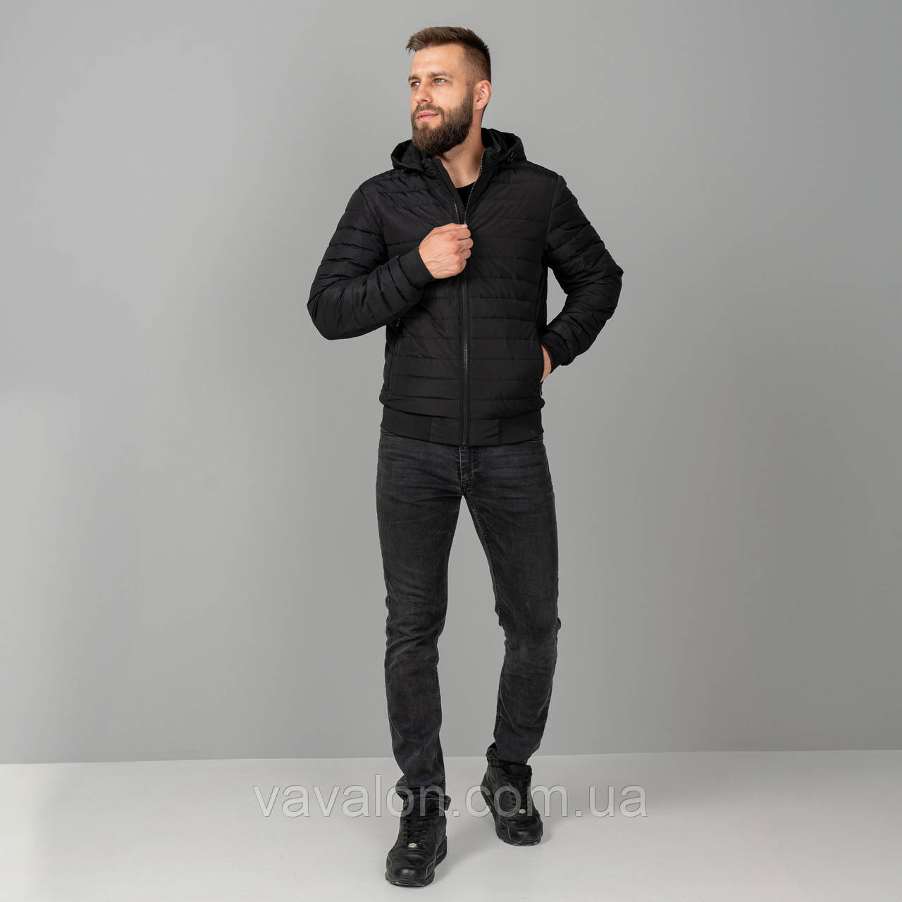 Куртка демісезонна Vavalon KD-33 K black