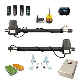 Автоматика для двостулкових воріт Rotelli/Segment/Edinger/Xboost (Mini/Max/Lux KIT) OPL