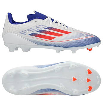 Футбольні бутси F50 League Firm/Multi-Ground Performance IF1367, Білий, Розмір (EU) — 35