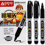 Маркер перманентний AODEMEI, чорний