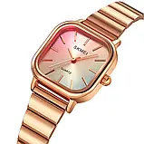 Жіночий квадратний кварцовий годинник Skmei 2190RG Rose Gold, фото 2