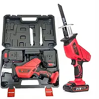 Потужна акумуляторна шабельна пила Edon AD-21Fj : з АКБ 21V , 3280 об/хв, довж.ходу 15 мм EHA