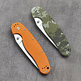 Кухонний складний ніж помаранчевий, фото 3