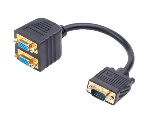 Перехідник VGA M/2xVGA F, Арт.55690