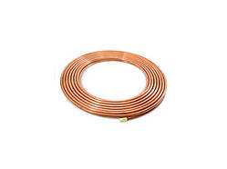 Трубка мідна капілярна 1/8" (3,18 мм*0,76) по 15,25 м