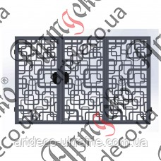 Ковані ворота з хвірткою 2080x3190 (КВ-55) КОМПЛЕКТ ЕЛЕМЕНТІВ, фото 1