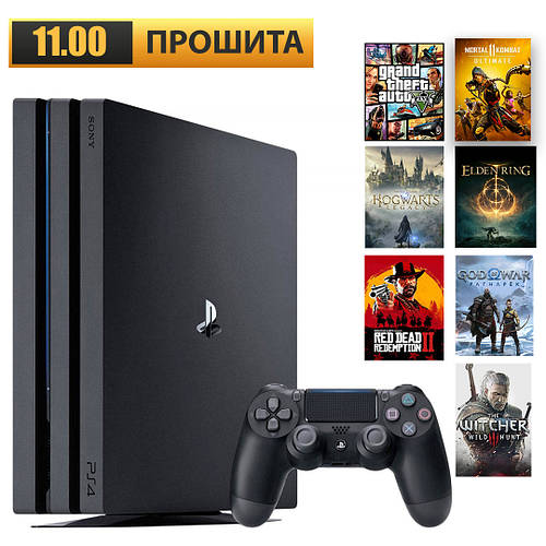 PlayStation 4 PRO 1000+ игр; 11.00 Прошивка; +Гарантия (ID#2317726025 ...
