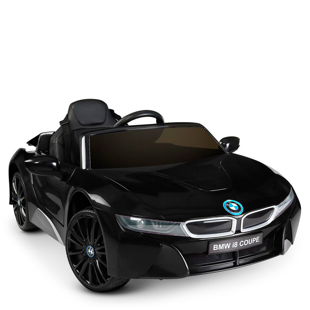 Дитячий електромобіль BMW i8 з музикою і світлом фар Bambi JE1001EBLR-2 Чорний