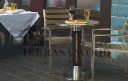 Инфракрасный обогреватель со столиком, высота 110 см PARIS + - фото 2 - id-p394404029