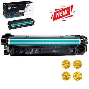 Картридж HP 508A Magenta (CF363A) для Color LJ Enterprise M552dn, M553dn, M553n, M553 аналог, фото 1