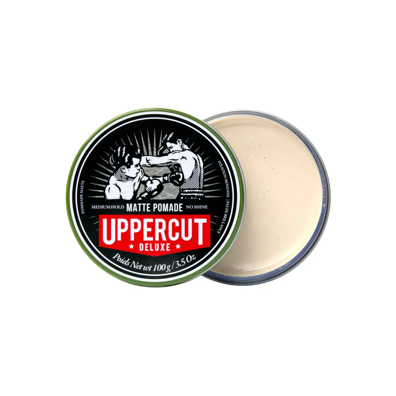 Матова помада Uppercut Deluxe Matt Pomade Barber Tin 100 г