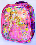 Рюкзак шкільний з Принцесою для дівчинки рожевий, фото 2