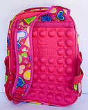 Рюкзак шкільний з Принцесою для дівчинки рожевий, фото 4