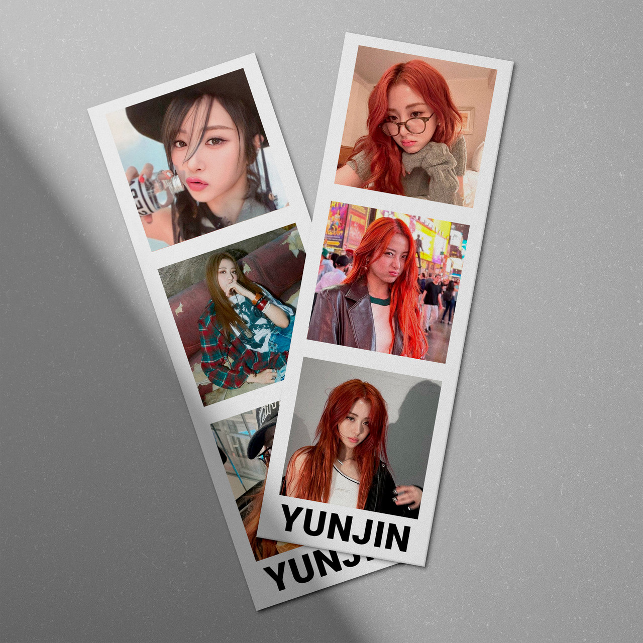 Набір фотостріпів Le Sserafim Huh Yunjin №1 8 штук