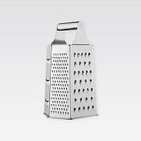 Терка нержавіюча сталь 6 граней 20 х 10 х 12см Maestro