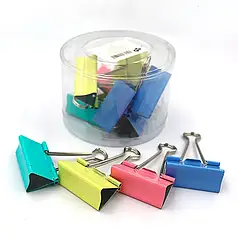 Біндер 51мм Кольорові пастель 5235-51 банка