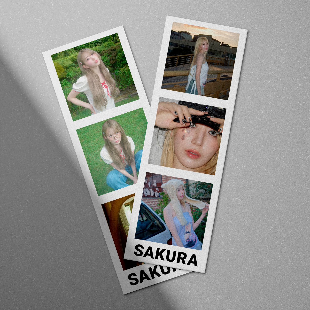 Набір фотостріпів Le Sserafim Sakura №2 8 штук