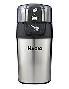 Кавомолка з титановими ножами Magio MG-195 подрібнювач кавових зерен спецій Мультималка Чорна 300 Вт