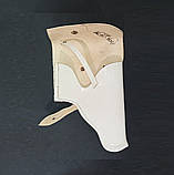 Кобура ПМ парадна біла шкіряна (оригінал СРСР), фото 3