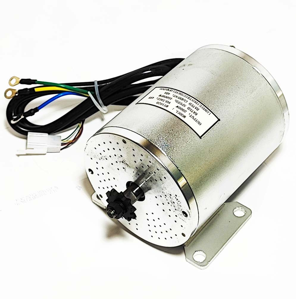 Електромотор безколекторний 48 V 2000 W 4500 rpm 35 Ah