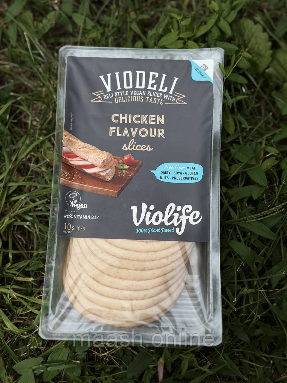 Слайси рослинні зі смаком куриці Viodeli VioLife, 100 г