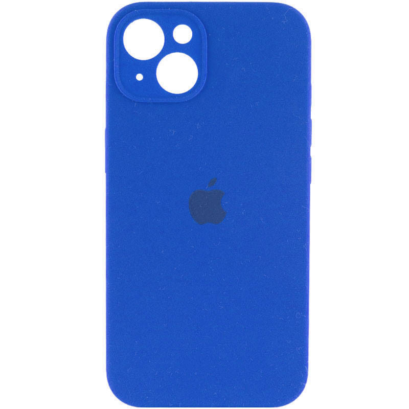 Чохол Silicone Case Full Camera Protective (AA) для Apple iPhone 14 (6.1") Синій / Capri Blue, фото 1