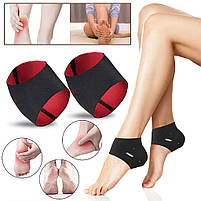 Увлажняючі напяточники від тріщин на п’ятках. Ортопедичні напівноски для полегшення болю в п’ятках, фото 2