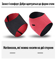 Увлажняючі напяточники від тріщин на п’ятках. Ортопедичні напівноски для полегшення болю в п’ятках, фото 5