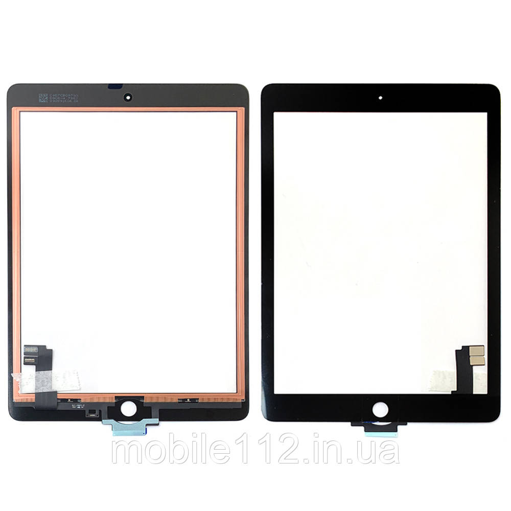 Сенсор (тачскрін) Apple iPad Air 2 A1566 A1567 чорний оригінал Китай з OCA плівкою