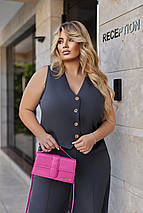 Жіночий костюм двійка жилетка з брюками "Cavin" | Норма, фото 2