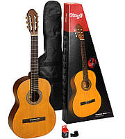 Класична гітара STAGG C430 M NAT PACK 3/4 з чохлом