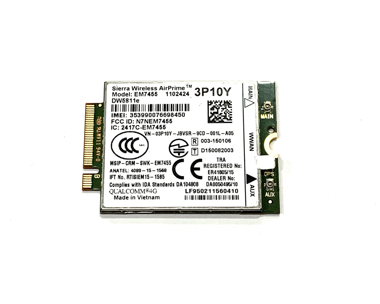 Модуль 4G Sierra EM7455 (DA0050495/10) | Вживаний (ID#1541668974), ціна ...