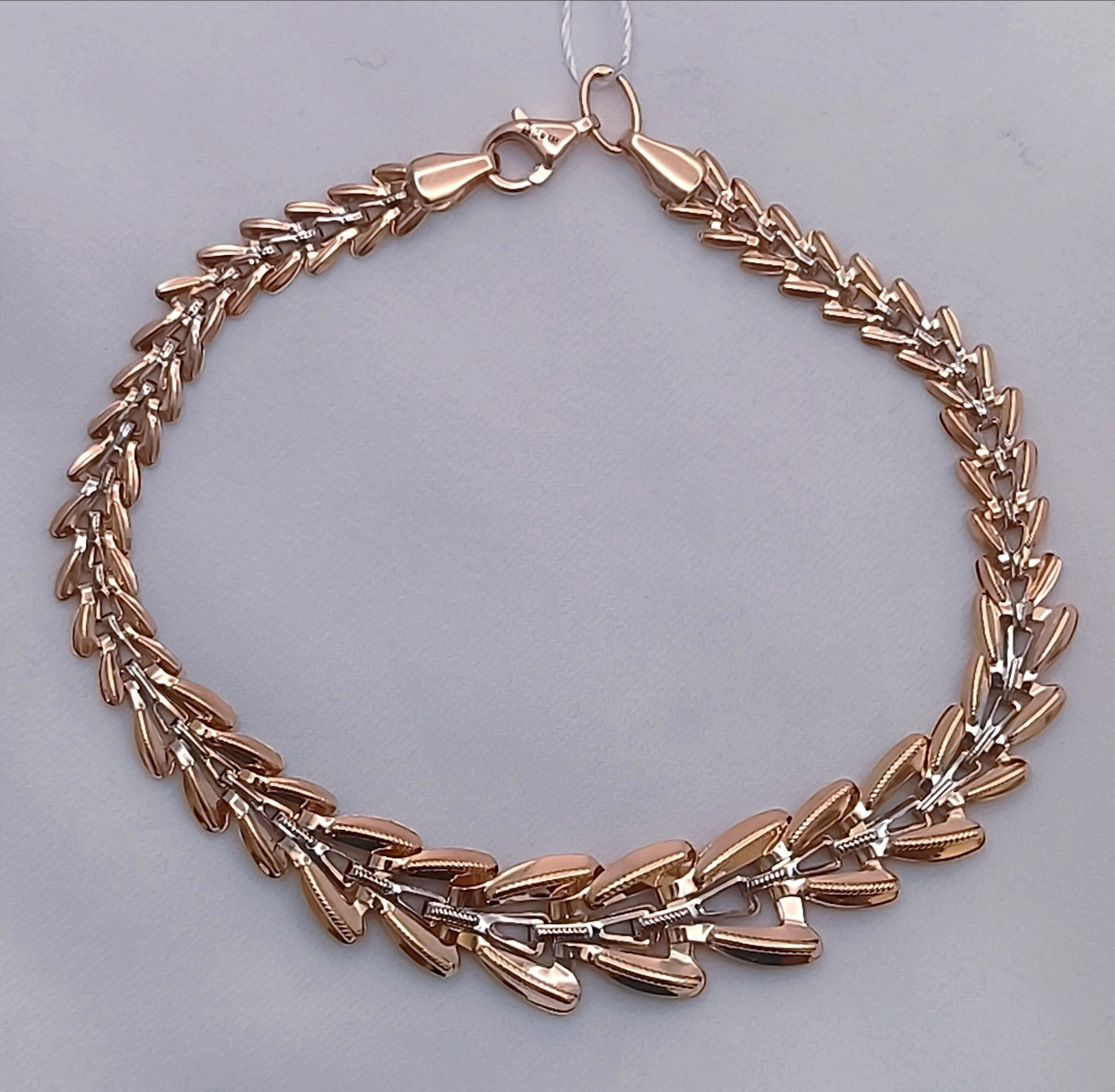 Золотий браслет ялинка, фото 1