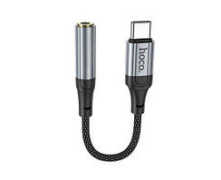 Адаптер перехідник Hoco LS36 Type-C to Jack 3.5 (F) чорний