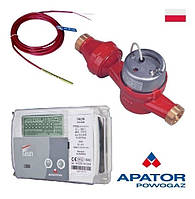 Лічильник тепла (теплочика, тепломір) Apator LQM-III-FAUN-10 DN-40 механічний муфтовий